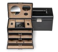 Windrose Schmuckkästchen Merino 803671 schwarz