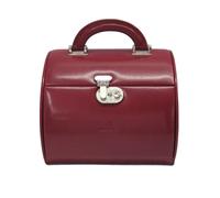 Windrose Schmuckkoffer Merino Rot Schmuckkoffer