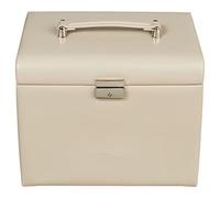 Windrose Schmuckkoffer mit integrierter Schmucktasche Merino Moda/beige