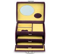 Windrose Schmuckschatulle Merino Moda - Aubergine S