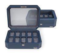 Uhrenbox WINDROSE "Tempora, 804011.05", blau, Aufbewahrungsboxen, Damen, Aufbewahrung, Uhrenkasten, Ø max.40mm, Armbanduhr, Geschenkidee (67913646-0) blau