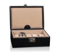 Windrose Uhrenkoffer Beluga 10 - Schwarz