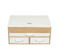 Windrose - Windrose Schmuckkasten mit Schubläden Wood creme Weiß - Gr. - L