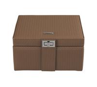 Windrose - Windrose Schmuckkoffer Corbello mocca Dunkelbraun - Gr. - M