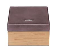 Windrose Wood Jewelry Box S Metallic Lilac