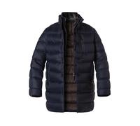 Windsor Daunenjacke Herren Stehkragen Mikrofaser blau, M