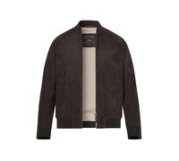 Windsor Lederblouson Herren Stehkragen Ziegenvelours braun, 56 (XXL)