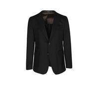 Windsor Sakko Herren Regular Fit Reverskragen Schurwoll-Stretch schwarz, 54