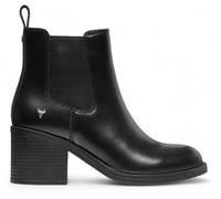 Windsor Smith Damen - Klassische Chelsea-Stiefel aus schwarzem Leder mit Plateausohle - Varsity EU 39/UK 6