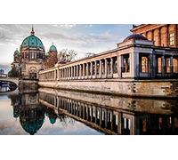Wingkin Kreuzstich Stickpackungen Deutschland Museumsinsel Berlin 11CT Erwachsene Sticken Set,DIY Stickbilder Vorgedruckt Kreuzstich für Anfänger Home Decor （40x50cm ）