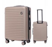 Wings COOT Hartschalenkoffer 24” Größe M mit Spinner Rollen 360°, Reisekoffer mittel ABS+, Zahlenschloss, Flugreise Koffer