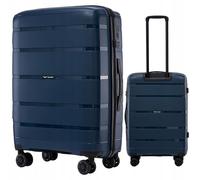 Wings Hawfinch Hartschalenkoffer M aus PP 63 Liter mit TSA Zahlenschloss und 4 Doppelrollen - Reisekoffer robust modern
