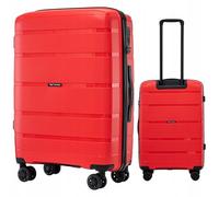 Wings Hawfinch Hartschalenkoffer M aus PP 63 Liter mit TSA Zahlenschloss und 4 Doppelrollen - Reisekoffer robust modern