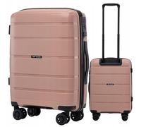 Wings Hawfinch Reisekoffer Handgepäck 38L Polypropylen Koffer mit Spinner Rollen 360° und TSA Schloss