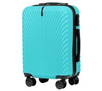 Wings Koffer Hartschale - 56 x 37,5 x 23 cm Groß Reisekoffer & Trolleys - Ultraleicht Rollkoffer mit Rollen - Koffer Trolley Handgepäck - Hartschalenkoffer Mit Schloss - Trolley Klein für Flugzeug