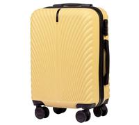Wings Koffer Hartschale - 56 x 37,5 x 23 cm Groß Reisekoffer & Trolleys - Ultraleicht Rollkoffer mit Rollen - Koffer Trolley Handgepäck - Hartschalenkoffer Mit Schloss - Trolley Klein für Flugzeug