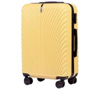 Wings Koffer Hartschale - 65,5 x 42,5 x 27 cm Groß Reisekoffer & Trolleys - Ultraleicht Rollkoffer mit Rollen - Koffer Trolley Handgepäck - Hartschalenkoffer Mit Schloss - Trolley Klein für Flugzeug