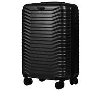 Wings Koffer Hartschale | 65,5 x 43 x 26 cm Groß Reisekoffer & Trolleys | Schwarz Ultraleicht Rollkoffer mit Rollen | Koffer Trolley Handgepäck | Hartschalenkoffer Mit Schloss | für Flugzeug