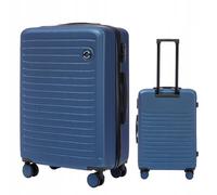 Wings Reisekoffer COOT 24 Zoll mittelgroßer Hartschalenkoffer mit Doppelrollen 360°, ABS+ Koffer mit Zahlenschloss 63 Liter