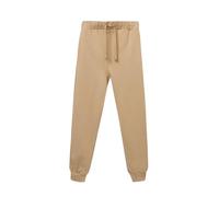 WINKIKI Kids Wear Unisex Kinder Jungen Mädchen Hose Sweatpants Trainingshose mit Kordelzug und Seitentaschen aus 100% Baumwolle - Hell beige - 140