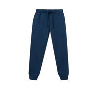 WINKIKI Kids Wear Unisex Kinder Jungen Mädchen Hose Sweatpants Trainingshose mit Kordelzug und Seitentaschen aus 100% Baumwolle - Navy - 158