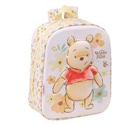 WINNIE THE POOH 3D-Kinderrucksack, leicht zu reinigen, ideal für Kinder verschiedener Altersgruppen, bequem und vielseitig, Qualität und Widerstandsfähigkeit, 22 x 10 x 27 cm