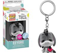 Funko Pop! Schlüsselanhänger Eeyore (beflockt) – Vinyl-Minifigur – Winnie The Pooh
