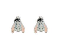 Disney Ohrstecker Winnie Puuh I-Aah – versilbert, E-Beschichtung, One Size, für Mädchen