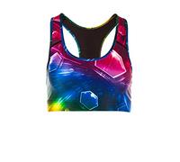 Winshape Damen Bustier Functional BH SB101, Cosmic, All-Fit Style, Fitness Freizeit Sport Yoga Workout, M