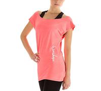 WINSHAPE Damen Dance-shirt Wtr12 Freizeit Fitness Workout T-shirt, Neon-coral, XS EU