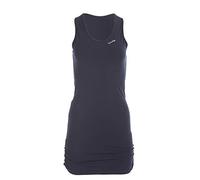 Winshape Damen Fitness Freizeit Longtop WTR15 mit seitlicher Raffung, Slim Style, Night-Blue, L