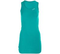 Winshape Damen Fitness Freizeit Longtop WTR15 mit seitlicher Raffung, Slim Style Tanktop, Ocean/Grün, XS