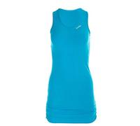 Longtop WINSHAPE "WTR15", Damen, Gr. M, blau (türkis), 90% Baumwolle, 10% Elasthan, Rundhals, Tops, mit seitlicher Raffung (79863342-M) türkis