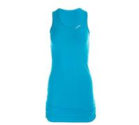 Winshape Damen Fitness Freizeit Longtop WTR15 mit seitlicher Raffung, Slim Style, türkis, S