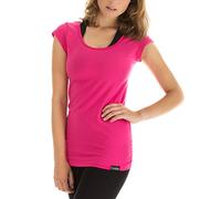 WINSHAPE Damen Fitness Freizeit Yoga Pilates Wtr4 Kurzarmshirt, Rosa, XL EU