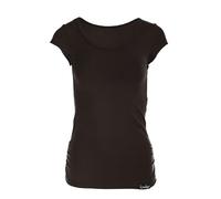 WINSHAPE Damen Fitness Freizeit Yoga Pilates Wtr4 Kurzarmshirt, Schwarz, XL EU