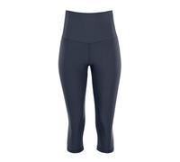 WINSHAPE Damen Functional Comfort 3/4 -Tights Hwl217c “high Waist” Mit V-Shape Applikation Und Core-Bund Leggings, Anthrazit, L EU