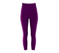 WINSHAPE Damen Functional Comfort 7/8-tights Hwl317c “high Waist” Mit V-Shape Applikation Und Core-Bund Leggings, Dark Plum, XS EU