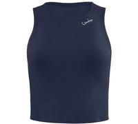 Tanktop WINSHAPE "AET136C", Damen, Gr. S, grau (anthrazit), 85% Polyester, 15% Elasthan, Rundhals, ohne Ärmel, Tops, Functional Comfort (60290948-S) anthrazit