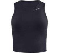 WINSHAPE Damen Functional Comfort Cropped Tanktop AET136C (AET136C) XL schwarz