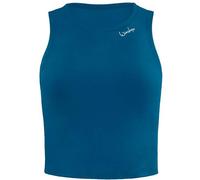 WINSHAPE Damen Functional Comfort Cropped Tanktop Aet136c Trägershirt Cami Shirt, Teal-Green, XXL EU