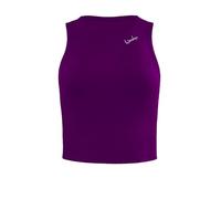 Winshape Damen Functional Comfort Cropped Tanktop Aet136c Trägershirt Cami Shirt, Dark-Plum, XXL EU