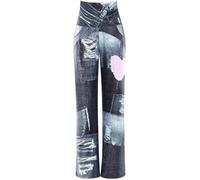 WINSHAPE Damen Functional Comfort Culottes CUL101C (CUL101C) XXL patchwork grey