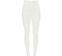 Leggings WINSHAPE "Functional Comfort HWL117C", Damen, Gr. M, Normalgrößen, cream, 85% Polyester, 15% Elasthan, Hosen Leggings, mit V-Shape Applikation und Core-Bund (36581001-M) cream