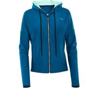 Trainingsjacke WINSHAPE "Functional Comfort Jacket J008C", Damen, Gr. S, blau (teal grün, delicate mint), 85% Polyester, 15% Elasthan, ohne Ausschnitt, Jacken Trainingsjacke, mit Ton-in-Ton-Farbakzent