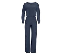 Winshape Damen Functional Comfort Jumpsuit JS101LSC, Comfort Style, Fitness Freizeit Yoga Pilates, Anthracite