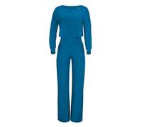 Winshape Damen Functional Comfort Jumpsuit JS101LSC, Comfort Style, Fitness Freizeit Yoga Pilates, Teal-Green