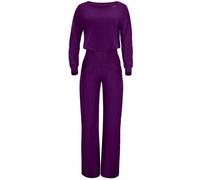 WINSHAPE Damen Functional Comfort Jumpsuit JS101LSC (JS101LSC) S dark plum
