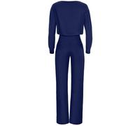 Jumpsuit WINSHAPE "JS101LSC", Damen, Gr. XS, Normalgrößen, blau (dunkelblau), 85% Polyester, 15% Elasthan, Rundhals, Overalls, Functional Comfort (72709911-XS) dunkelblau