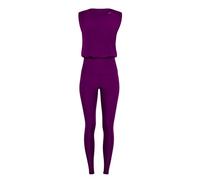 Jumpsuit WINSHAPE "JS102LSC" Gr. XL, Normalgrößen, lila (dark plum) Damen Overalls Functional Comfort (43921427-XL)